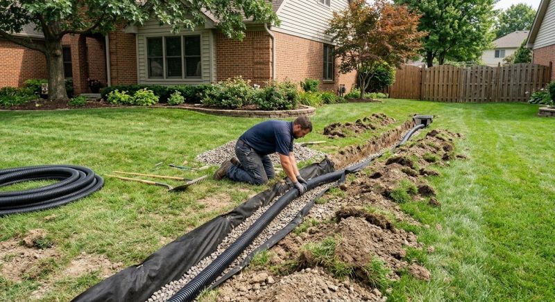 Landscaping Drainage Installation in Birmingham, AL